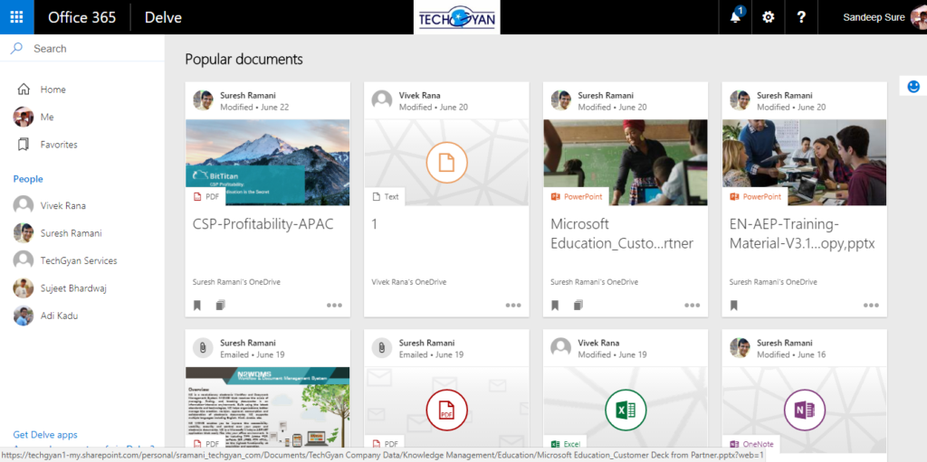 Delve Dashboard | Delve | TechGyan - Cloud Changes Everything